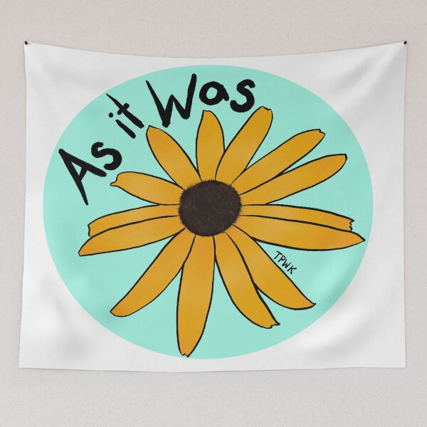 Item preview, As It Was Flower Teal designed and sold by lillfer.