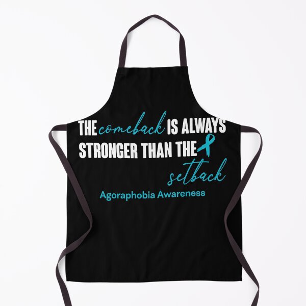Item preview, Agoraphobia Awareness - The Comeback is Always Stronger Than The Setback designed and sold by Robbsyn.