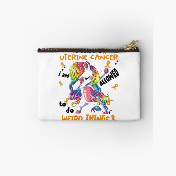 Item preview, Uterine Cancer Awareness Funny I have Uterine Cancer i'm allowed to do Weird Things! designed and sold by JanetShop809.