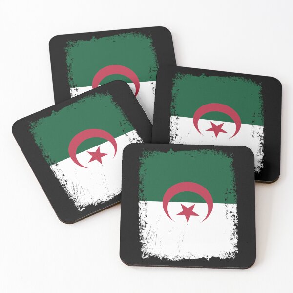 Item preview, Algeria Flag Disstressed designed and sold by rafaeltto.