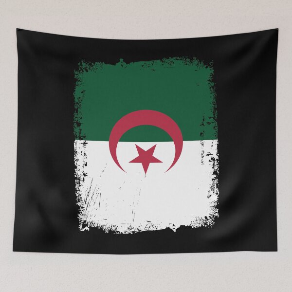 Item preview, Algeria Flag Disstressed designed and sold by rafaeltto.