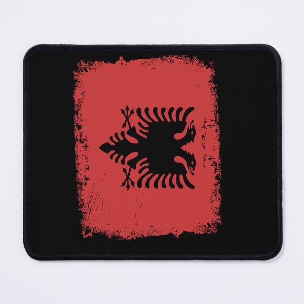 Item preview, Albania Flag Disstressed designed and sold by rafaeltto.