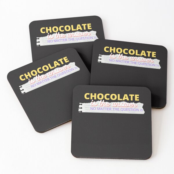 Item preview,  THE ANSWER IS CHOCOLATE designed and sold by ABORIKA.