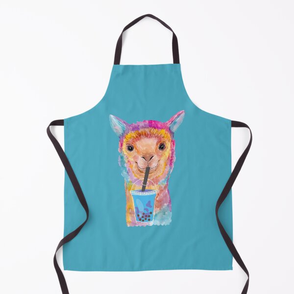 Item preview, Boba Drinking Llama designed and sold by tmdaliggr.