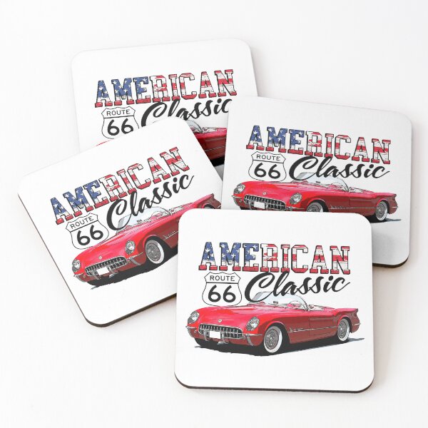 Item preview, Classic Corvette Red designed and sold by holidays4you.