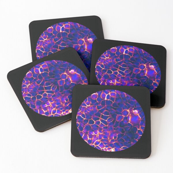Item preview, Membranes and nuclei - blue and gold designed and sold by ArtByScience.