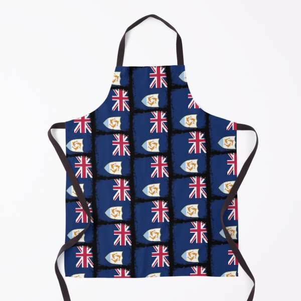 Item preview, Anguilla Flag Disstressed designed and sold by rafaeltto.