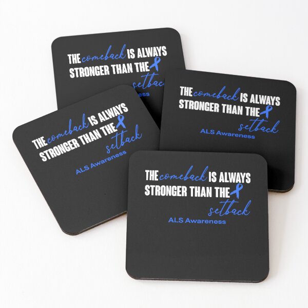 Item preview, ALS Awareness - The Comeback is Always Stronger Than The Setback designed and sold by Robbsyn.