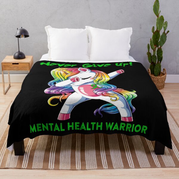 Item preview, Mental Health Warrior - Never Give Up! - Support Mental Health Warrior Gifts designed and sold by whlrcheryl.