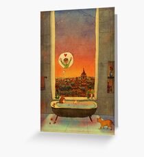 Sunset thoughts Greeting Card