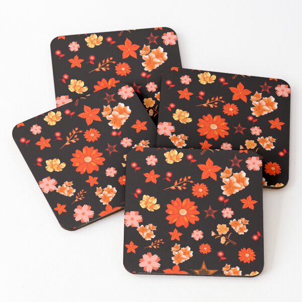 Item preview, Fall Season Orange Floral Pattern designed and sold by Rell1970.
