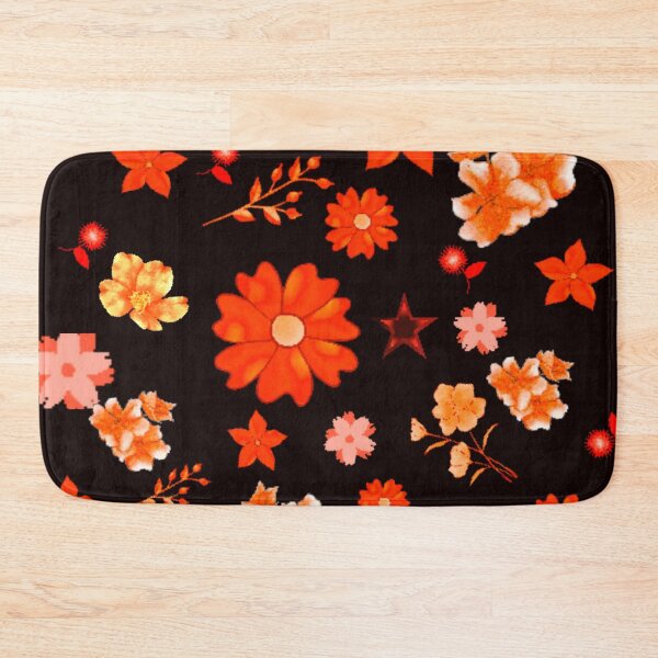Item preview, Fall Season Orange Floral Pattern designed and sold by Rell1970.
