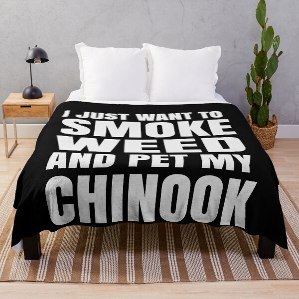 Item preview, I just want to smoke weed and pet my Chinook Stoner designed and sold by RoguePixel.