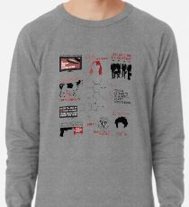 Fringe-Zitate Leichtes Sweatshirt