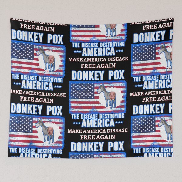 Item preview, Donkey Pox Make America Disease Free Again designed and sold by WoodburyLake.