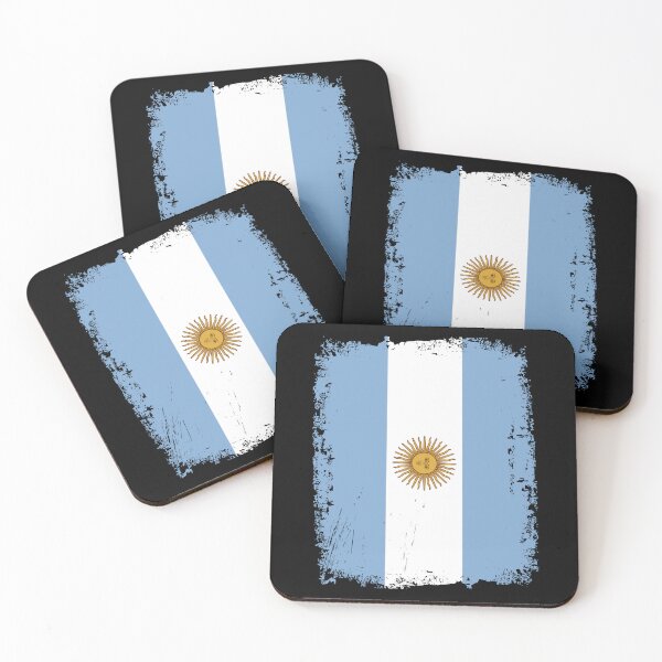 Artikelvorschau, Argentina Flag Disstressed entworfen und verkauft von rafaeltto.