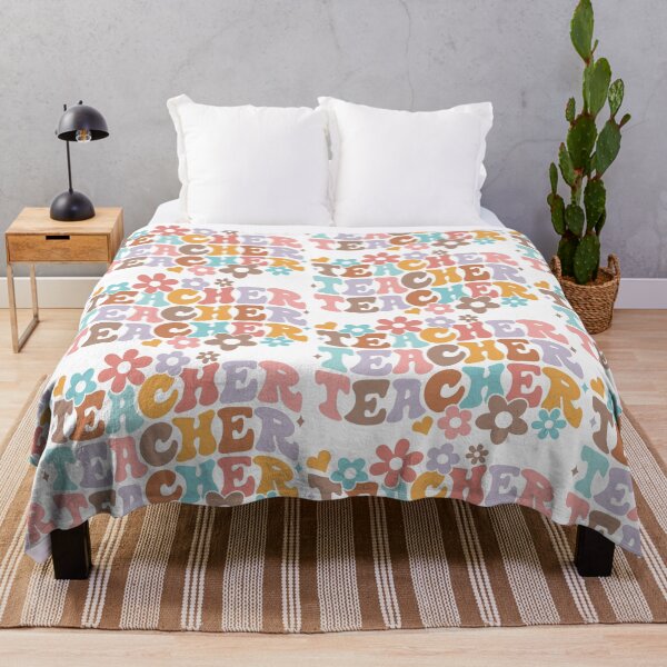 Item preview, Retro Floral Teacher / Groovy Teacher Life designed and sold by kubilayilhan.