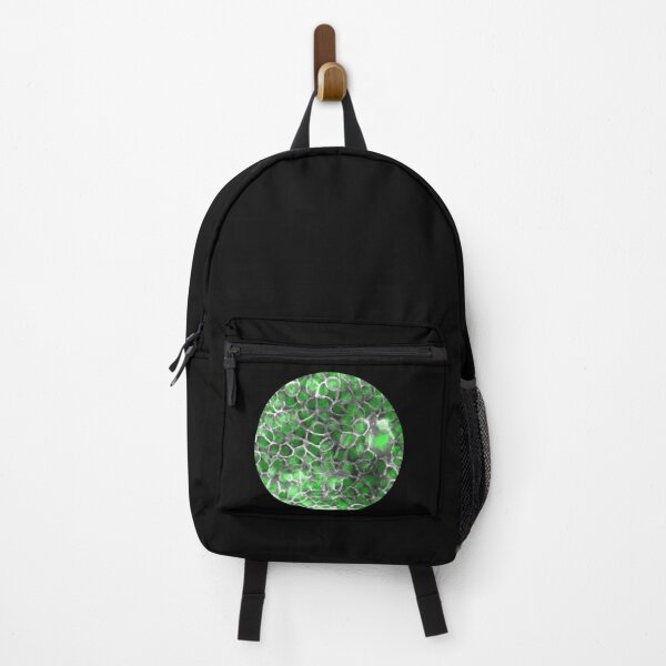 Item preview, Membranes and nuclei - green and silver designed and sold by ArtByScience.