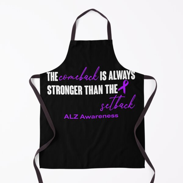 Item preview, ALZ Awareness - The Comeback is Always Stronger Than The Setback designed and sold by Robbsyn.