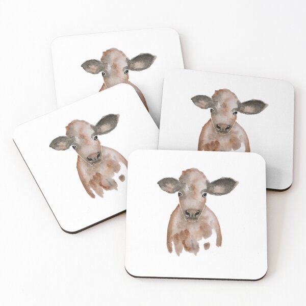 Item preview, Transparent watercolour Cow designed and sold by Heart~Full Art by Julie J.