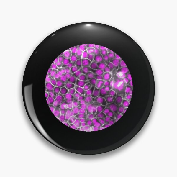 Item preview, Membranes and nuclei - pink and silver designed and sold by ArtByScience.