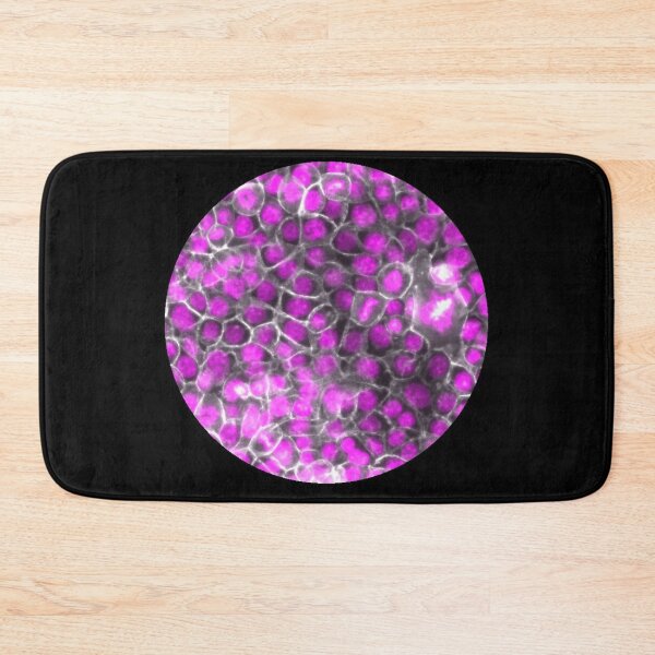 Item preview, Membranes and nuclei - pink and silver designed and sold by ArtByScience.