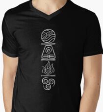 Avatar- The Four Elements Men's V-Neck T-Shirt