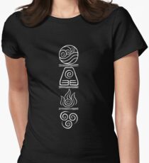 Avatar- The Four Elements Women's Fitted T-Shirt