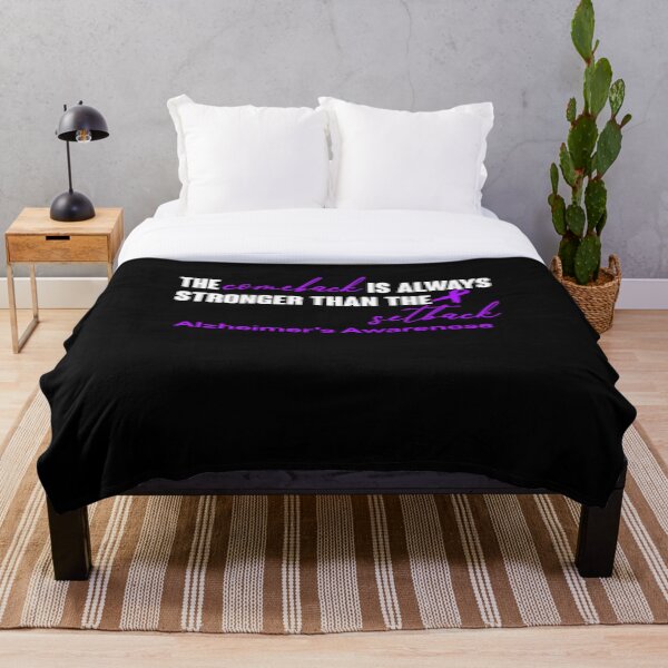 Item preview, Alzheimer's Awareness - The Comeback is Always Stronger Than The Setback designed and sold by Robbsyn.