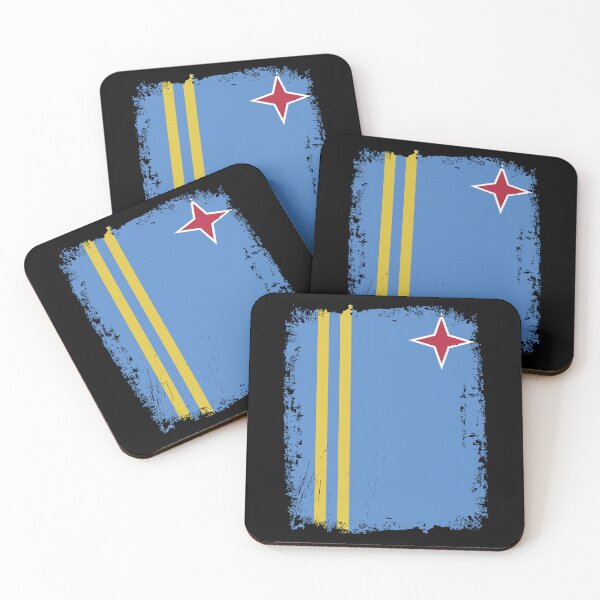 Item preview, Aruba Flag Disstressed designed and sold by rafaeltto.