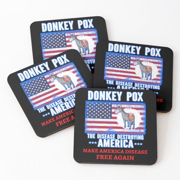 Item preview, Donkey Pox Make America Disease Free Again designed and sold by WoodburyLake.