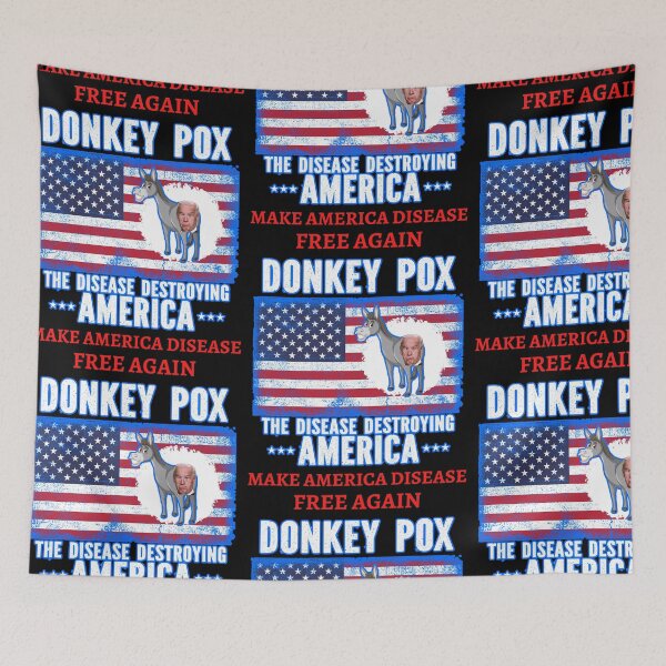Item preview, Donkey Pox Make America Disease Free Again designed and sold by WoodburyLake.
