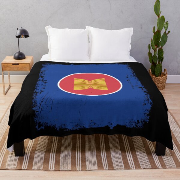 Item preview, Asean Flag Disstressed designed and sold by rafaeltto.