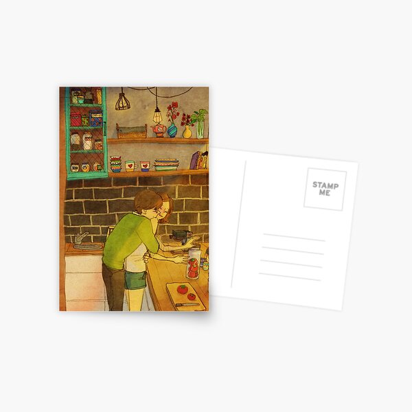 Back Hug Postcard