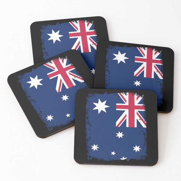 Item preview, Australia Flag Disstressed designed and sold by rafaeltto.