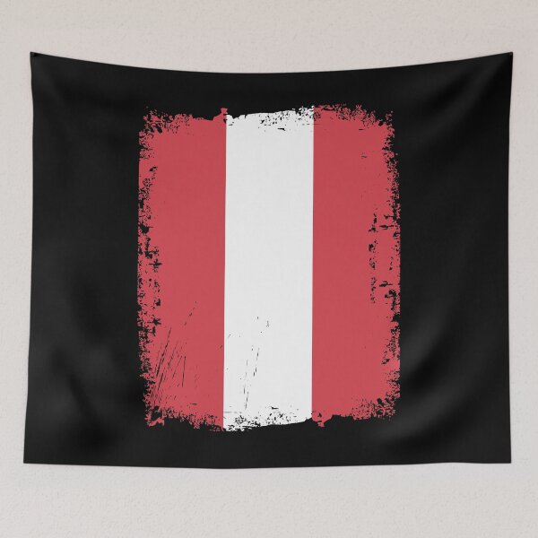 Item preview, Austria Flag Disstressed designed and sold by rafaeltto.