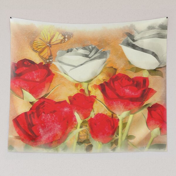Item preview, Red & White Roses designed and sold by bloorose.