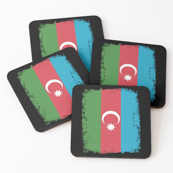 Item preview, Azerbaijan Flag Disstressed designed and sold by rafaeltto.