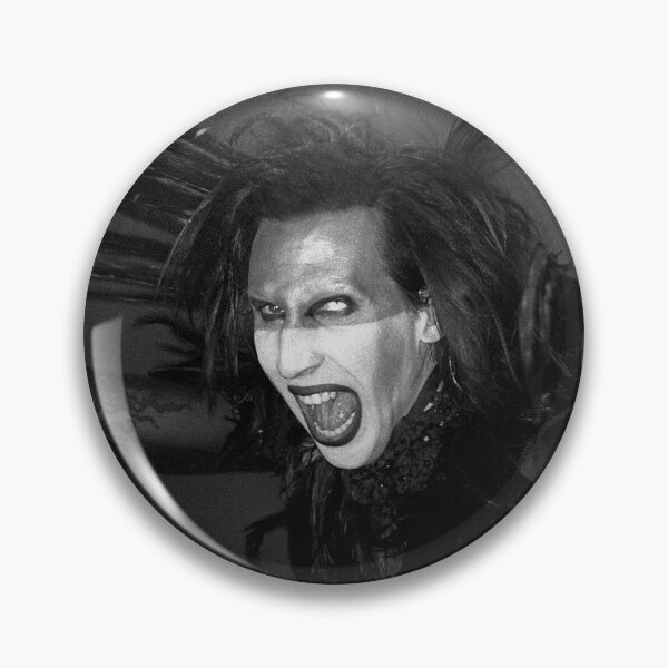 Item preview, Marilyn Manson - BW Photograph designed and sold by ConcertImages.