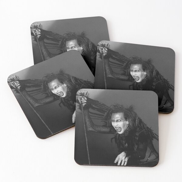 Item preview, Marilyn Manson - BW Photograph designed and sold by ConcertImages.