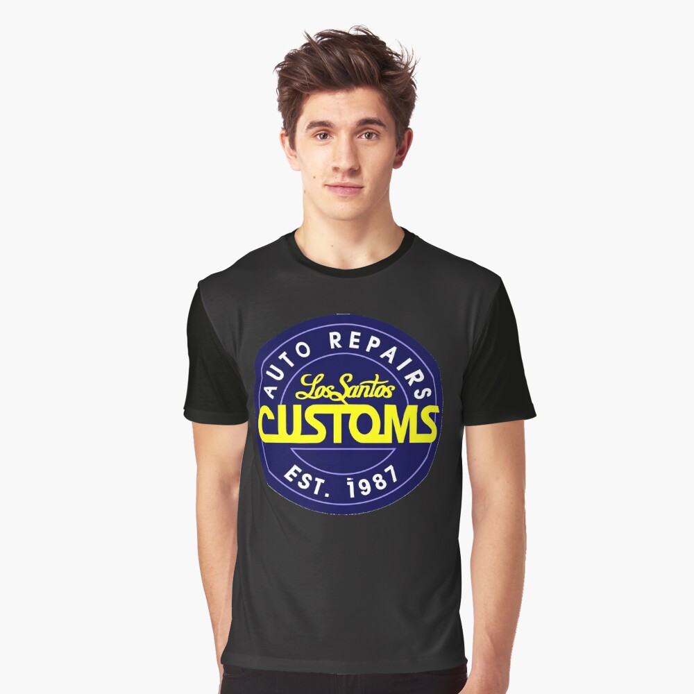 Los Santos Customs Neon Essential T-Shirt for Sale by Power Up Prints