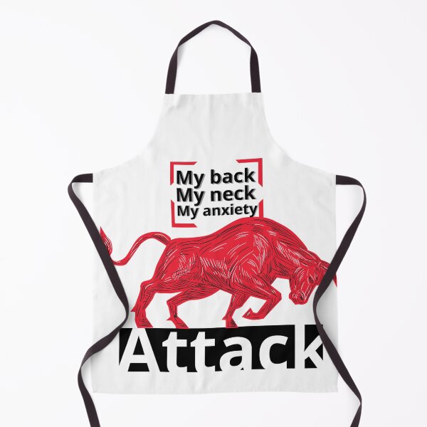 Item preview, my neck my back my anxiety attack - red bull - designed and sold by niamaes.