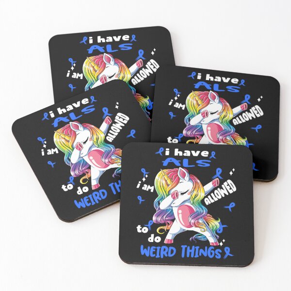 Item preview, ALS Awareness Funny I have ALS i'm allowed to do Weird Things! designed and sold by JanetShop809.