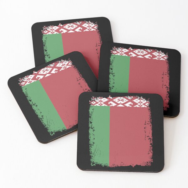 Item preview, Belarus Flag Disstressed designed and sold by rafaeltto.