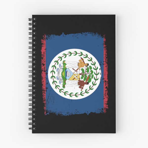 Item preview, Belize Flag Disstressed designed and sold by rafaeltto.
