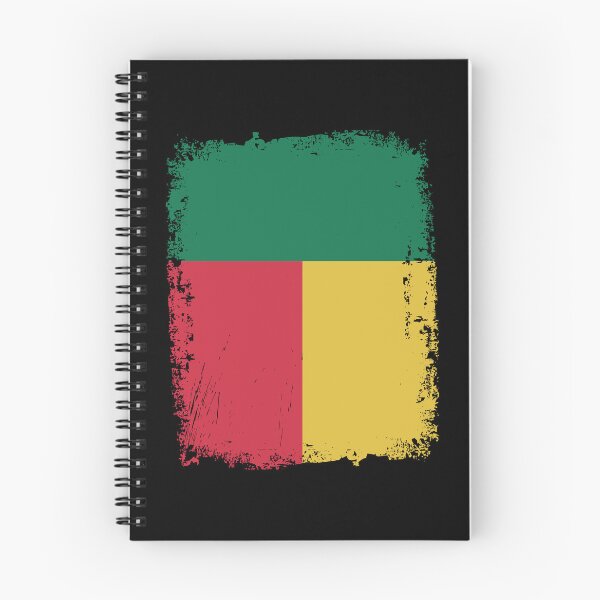 Item preview, Benin Flag Disstressed designed and sold by rafaeltto.