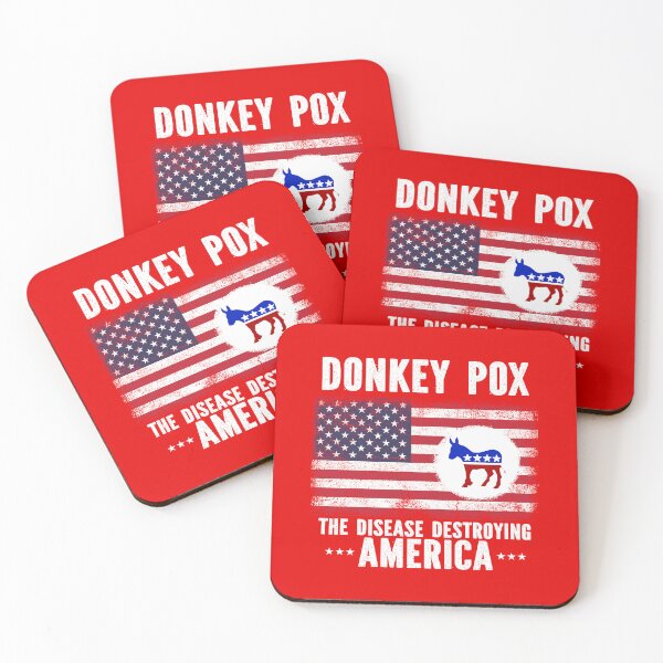 Item preview, Donkey Pox Killing America designed and sold by WoodburyLake.