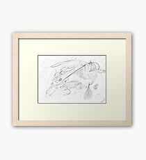 0911 - Submarine Framed Print