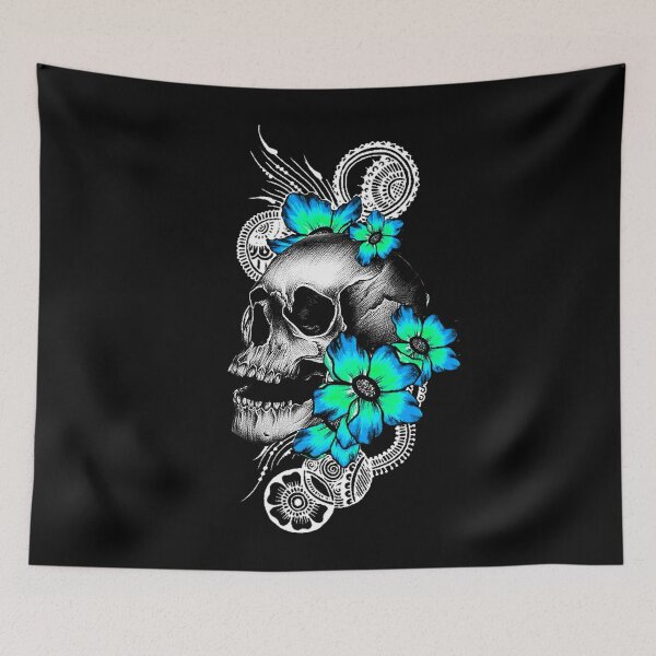 Item preview,  Romantic Skull Flowers designed and sold by Gothic Fantasy.