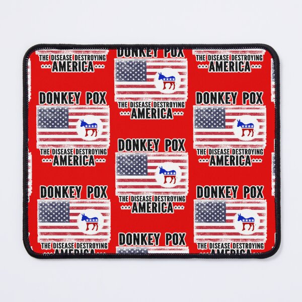 Item preview, Donkey Pox Killing America designed and sold by WoodburyLake.